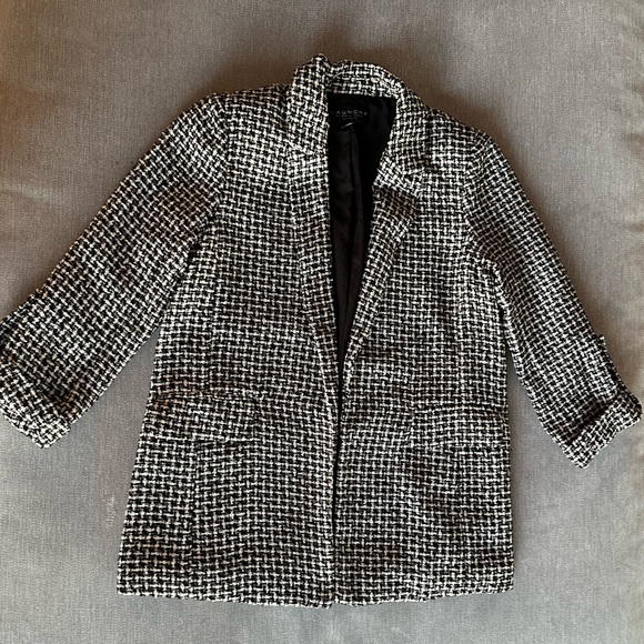 LAUNDRY BY SHELLI SEGAL 3/4 Sleeve Boucle Blazer Jacket Size:XS - Picture 2 of 10